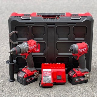 Combo khoan vít milwaukee m18 fpd3 và m18 fid3 chính hãng nghề mộc
