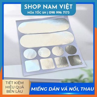 Miếng dán nhôm chịu nhiệt cao vá thau, nồi, chảo