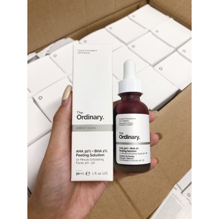 Tẩy tế bào chết hoá học The Ordinary AHA 30% + BHA 2% Peeling Solution 30ml
