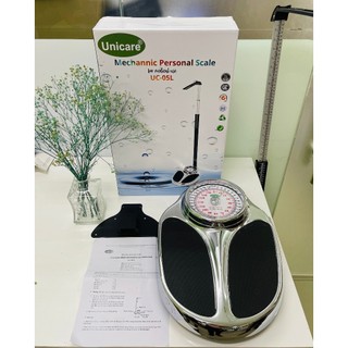 Cân sức khỏe Unicare UC-05L 160kg có thước đo chiều cao