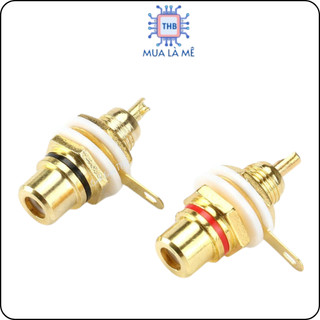 Giắc cắm âm thanh av 3.5mm ổ cắm rca đỏ đen