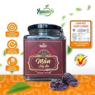 Mận sấy dẻo không hạt cao cấp Yummifo hộp vuông sang trọng hỗ trợ tiêu hóa khỏe mạnh ít đường phù hợp ăn kiêng 230g