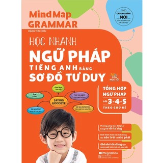 Sách MINDMAP GRAMMAR – Học nhanh Ngữ pháp tiếng Anh bằng sơ đồ tư duy (Tổng hợp Ngữ pháp lớp 3-4-5 theo chủ đề)
