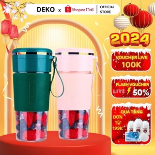 Máy Xay Sinh Tố Cầm Tay Mini 6 Lưỡi Đa Năng, Dung Tích 300ml, Dung Lượng Pin 3000mAh, Nhựa ABS Cao Cấp GODWELL