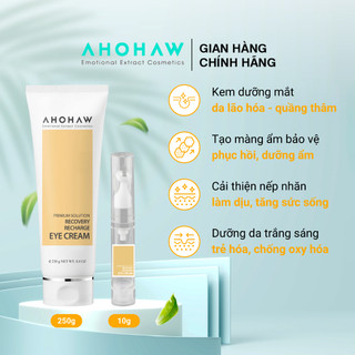  Kem Dưỡng Mắt Giảm Thâm AHOHAW Recovery Recharge Eye Cream Chiết 10g - Giảm Bọng Mắt, Quầng Thâm