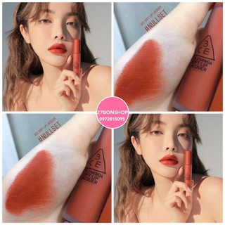 SON KEM LÌ 3CE SOFT LIP LACQUER #NULL SET - ĐỎ GẠCH