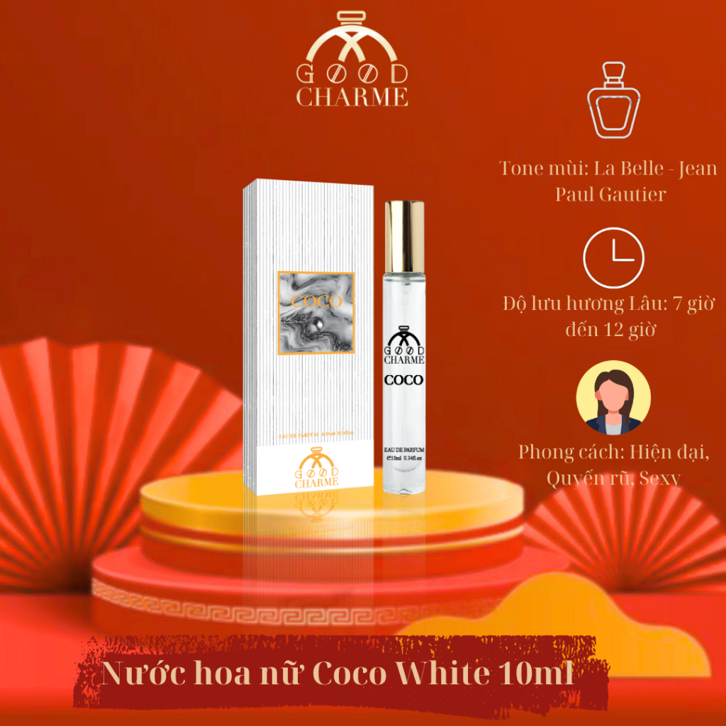 Nước Hoa Nữ Goodcharme Coco Trắng 10ml