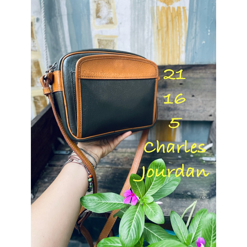 SALE-túi si da thật hiệu Charles Jourdan