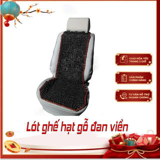Lót ghế ô tô hạt gỗ [FREESHIP] hàng chọn lọc hạt đều Đan Viền cao cấp