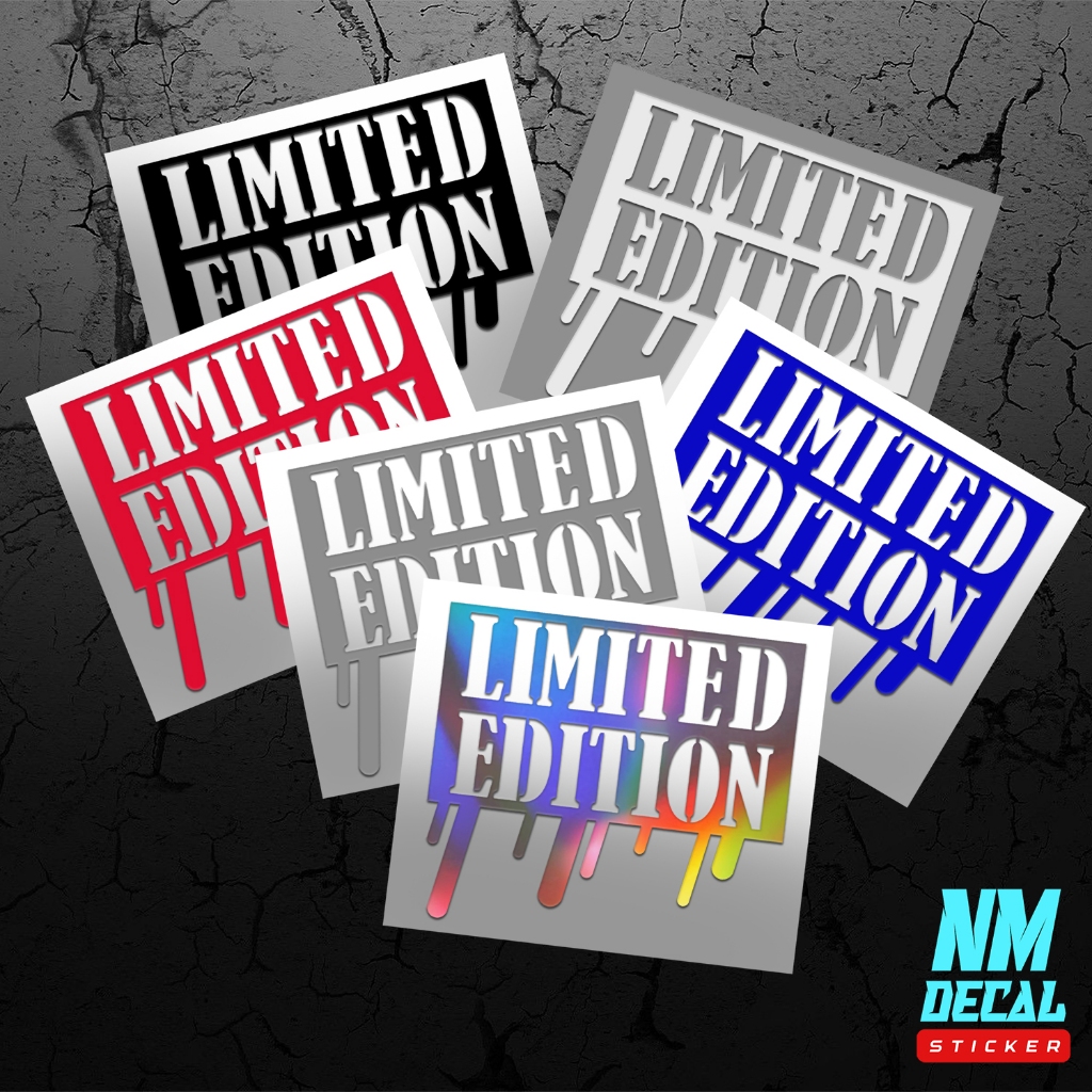 TEM CHỮ "LIMITED EDITION" DÁN MỌI VỊ TRÍ