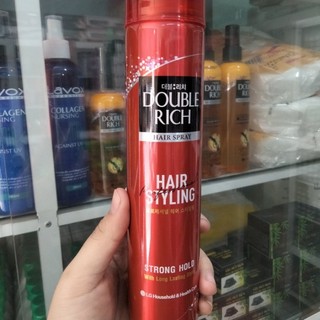 Keo xịt giữ nếp tóc double rich hair spray 170ml