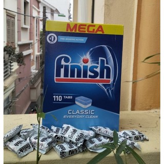 Viên rửa bát finish 110 viên, viên rửa bát finish 3in1 tổng hợp, viên rửa chén finish chính hãng nhập khẩu Đức