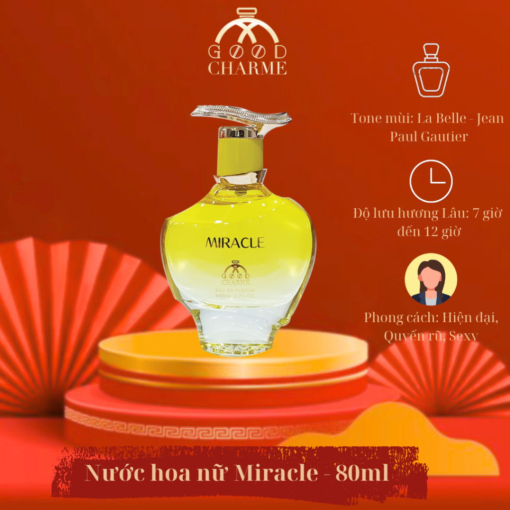 Nước Hoa Nữ Good Charme Miracle 80ml