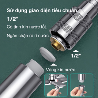 Dây vòi xịt vệ sinh, vòi sen tắm inox không gỉ