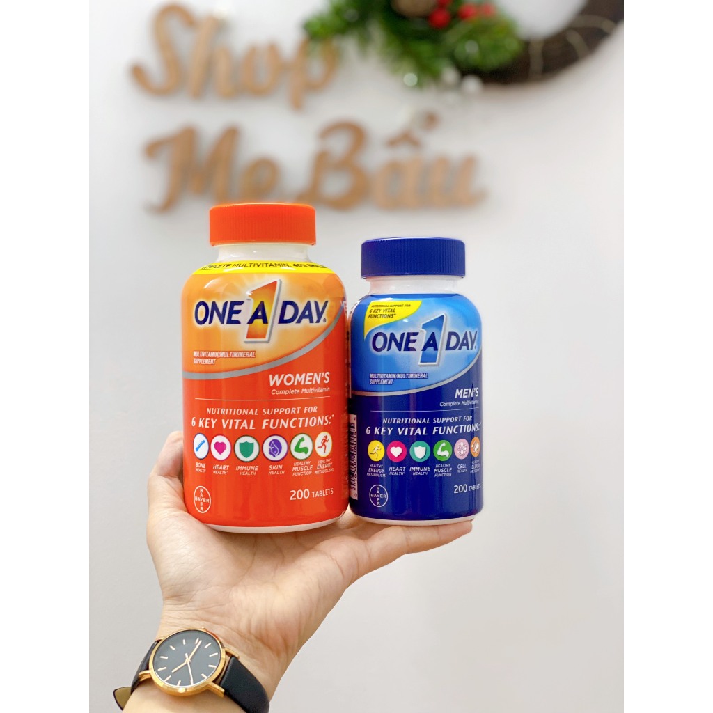 Viên Uống One A Day Multivitamin tổng hợp cho nam/nữ