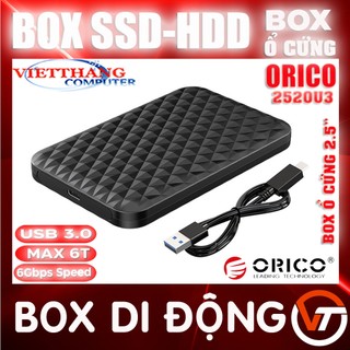 Box ổ cứng ssd hdd sata 2.5 inch usb 3.0 orico 2520c3 new 100%