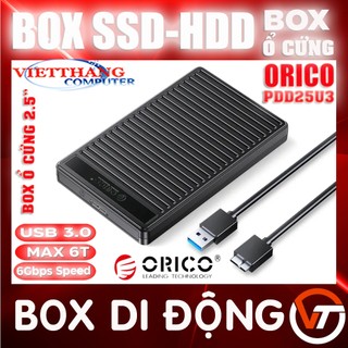 Box ổ cứng ssd hdd sata 2.5 inch usb 3.0 orico pdd25u3 new 100%
