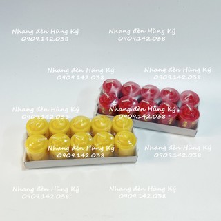 { Lốc 10 ống } Đèn cầy ống nhỏ cao 5.5cm, đk 3.5cm