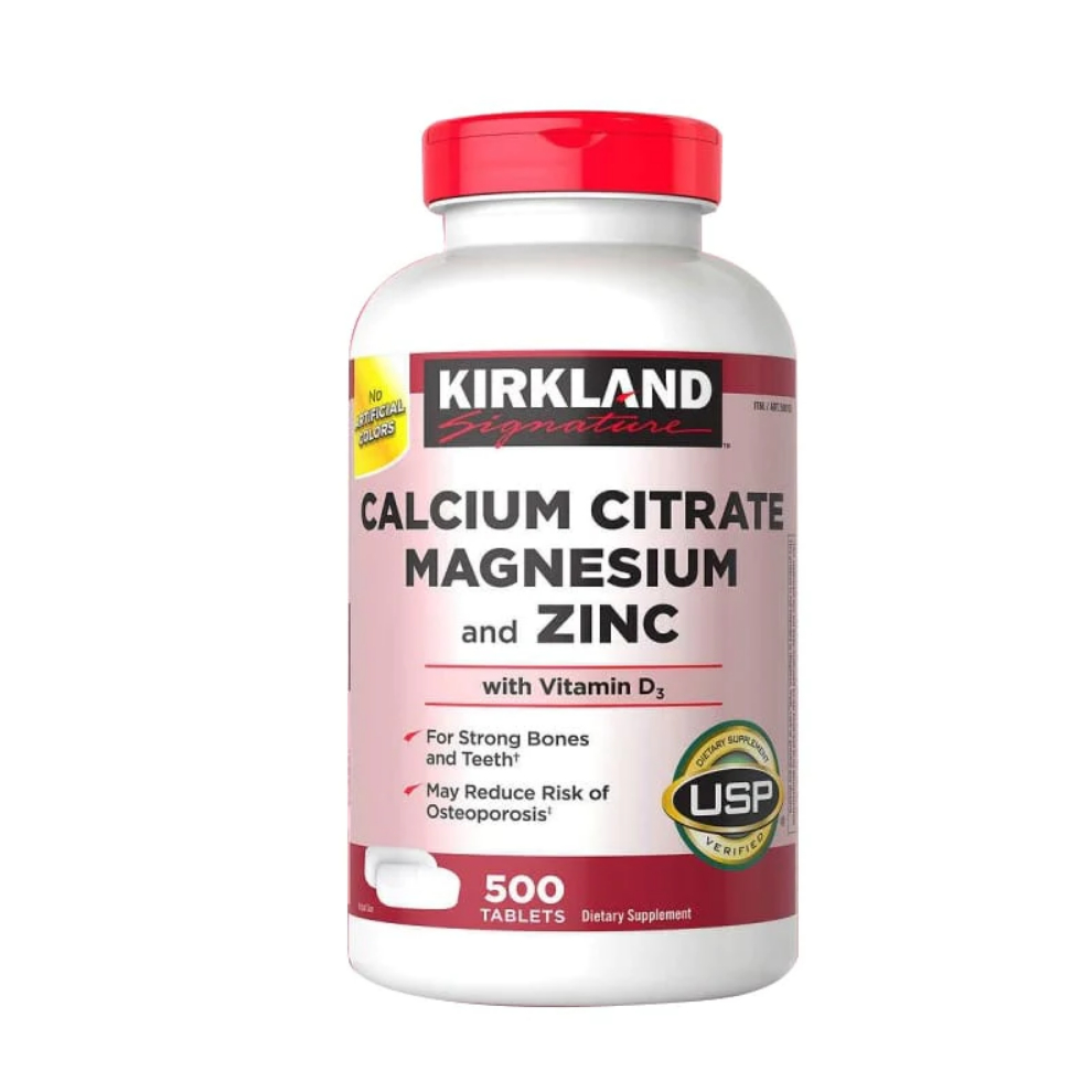 Viên uống KIRKLAND CALCIUM CITRATE MAGNESIUM AND ZINC VITAMIN D3