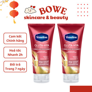 Sữa dưỡng thể Siêu Trắng 70x Collagen Vaseline Gluta Hya Pro Age Restore 70X Dưỡng Da Chống Lão Hoá