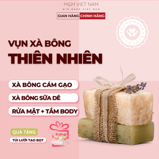 Vụn Xà Bông Sinh Dược, Xà Phòng Handmade Tắm Trắng Từ Cám Gạo Và Sữa Dê Handmade