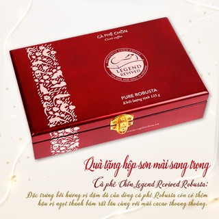 Cà Phê Chồn Robusta Legend Revived Hộp Sơn Mài 125g