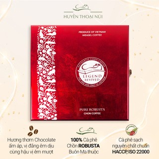 Cà phê chồn robusta legend revived hộp sơn mài 250g