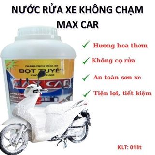 Nước rửa xe không chạm 1000ml MAX CAR hương hoa,không ngâm không pha tiện dụng