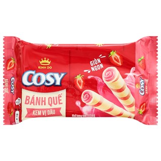  Bánh Quế Kem Cosy Vị Dâu  Gói 117.6g  