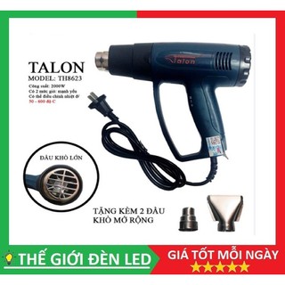 Máy khò hơi nóng talon th-8623 2000w, máy khò nhiệt, máy khò màng co bọc giỏ quà