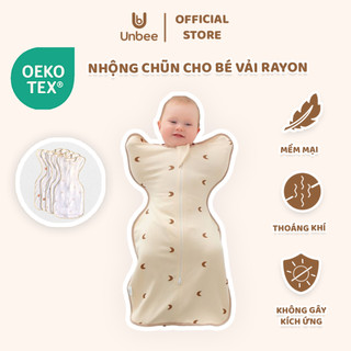 Nhộng Chũn Cho Bé Ngủ Ngon Unbee Mẫu Mới 2023 Hàng Thiết Kế Cao Cấp Chất Cotton, Bozip Hàn Mềm Mại Co Giãn Đàn Hồi