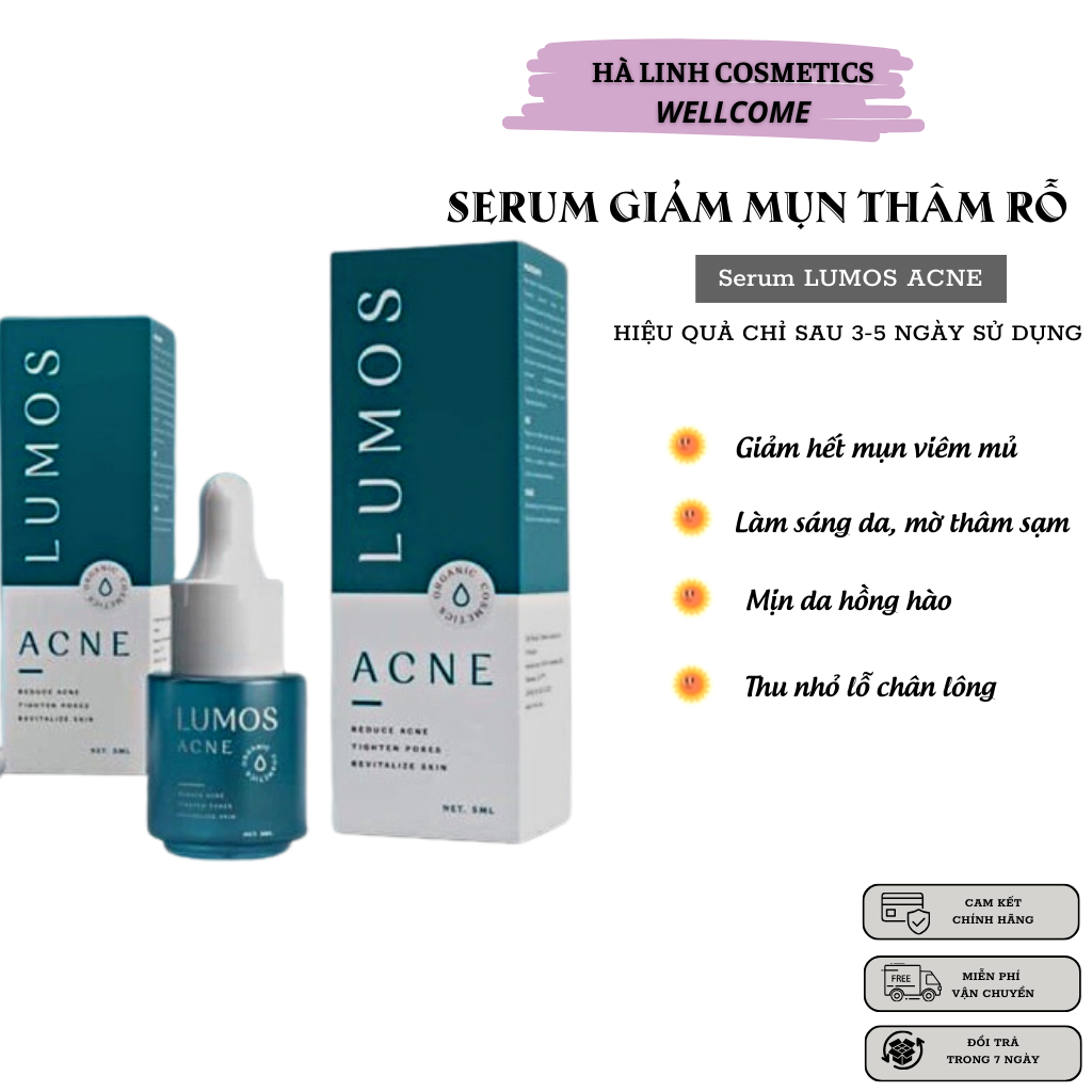 Serum mụn Lumos Acne mẫu mới ( chuẩn auth)