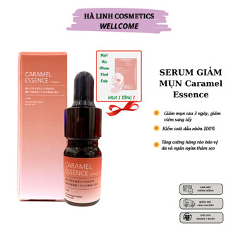 Serum giảm mụn Caramel Essence Nhật Bản , Tinh chất căng bóng , se khít lỗ chân lông to , trắng da