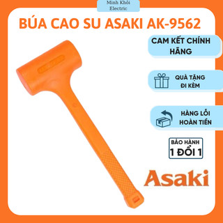 Búa cao su Asaki,búa đóng đinh Asaki AK-9564,búa đa năng,búa thoát hiểm,búa cao su hai mặt,búa tay cao su,búa nhổ đinh