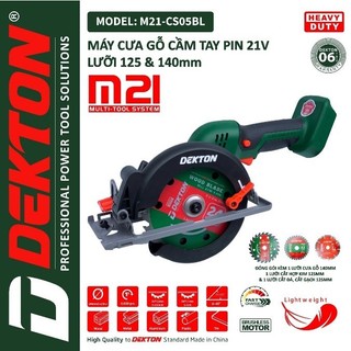 Máy cưa gỗ cầm tay pin 21v dekton m21-cs05bl