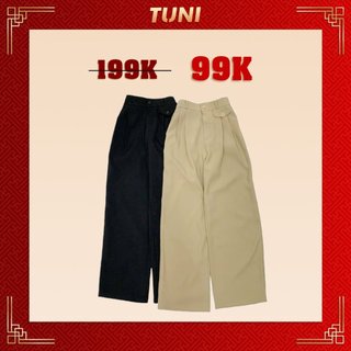 Quần Dài Nữ Lưng Cao Ống Rộng DINI Phong Cách Hàng Quốc - Tuni Store
