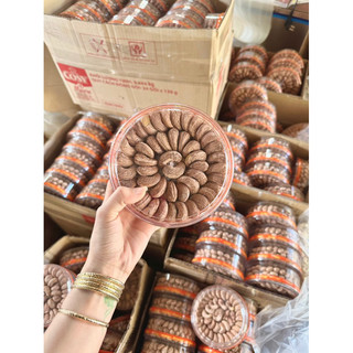 Hạt điều rang muối Bình Phước A cồ xếp hoa 500gr