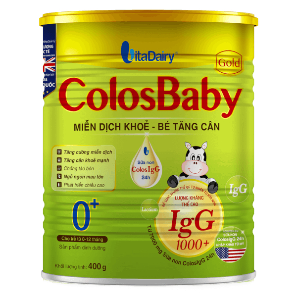 Sữa ColosBaby Gold 0+ 400g 0 - 12 tháng