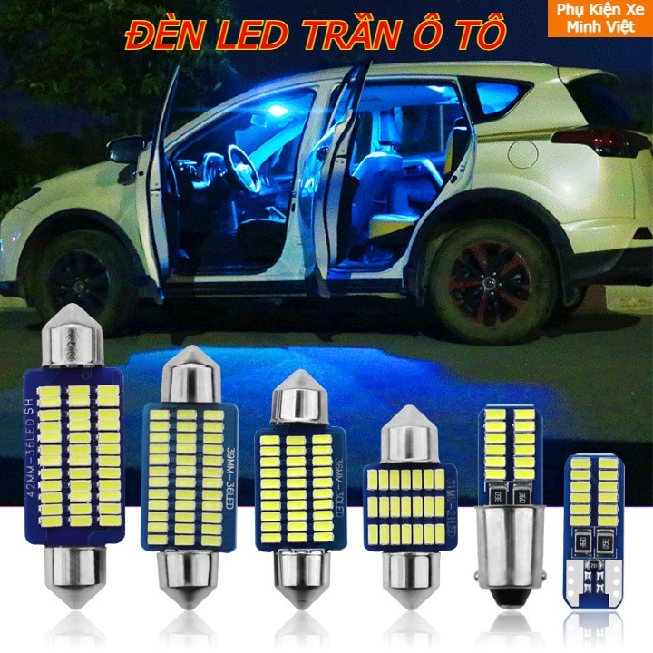 Bóng Đèn LED Trần Ô Tô 12V C5W Siêu Sáng - Thay Thế Đèn Halogen, Phù Hợp Mọi Kích Thước