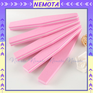 Phao móng tay Nemota dũa móng chà móng phao dài chà mịn chuyên dụng làm nail D14