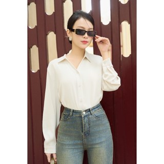 Áo sơ mi lụa oversize ASW2482