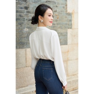Áo sơ mi lụa oversize ASW2482