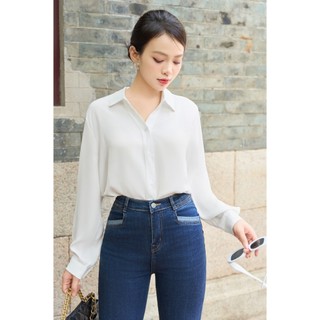 Áo sơ mi lụa oversize ASW2482