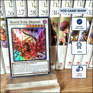 Thẻ bài yugioh chính hãng  Black Rose Dragon – Ultra Rare