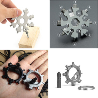[FREESHIP] MÓC KHÓA CỜ LÊ VẶN ỐC HÌNH BÔNG TUYẾT - TUA VÍT 12IN1 ĐA NĂNG
