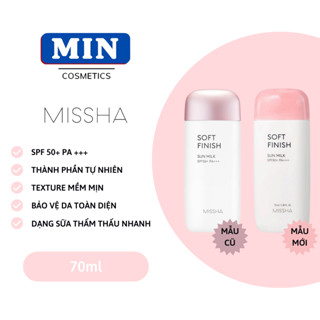 Kem Chống Nắng Missha Soft Finish Sun Milk SPF50 70ML