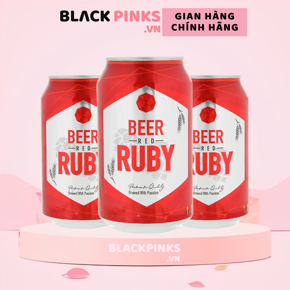 Thùng 24 lon Bia Red Ruby 330ml