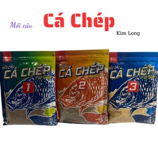 Mồi câu cá chép kim long :số 1- 2- 3