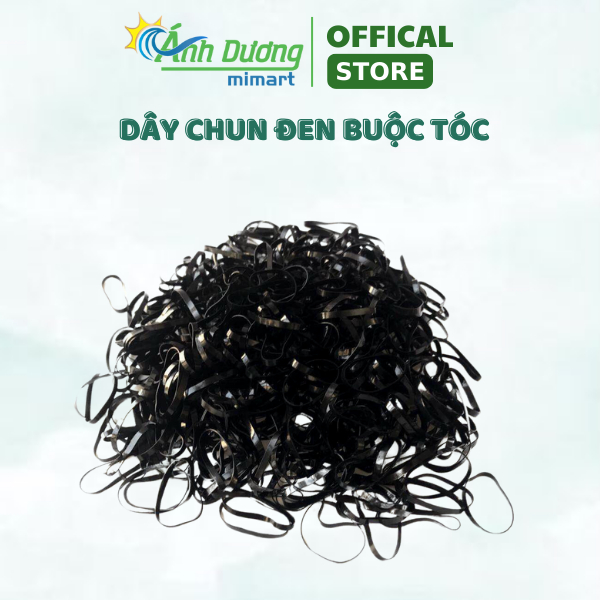 Dây Chun Đen Buộc Tóc
