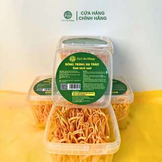 Combo 10 đế tươi Đông trùng hạ thảo hữu cơ Bách An Khang cao cấp 150gram tốt cho sức khỏe